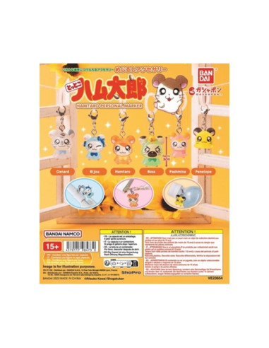 Surtido gashapon 40 unidades hamtaro personal marker