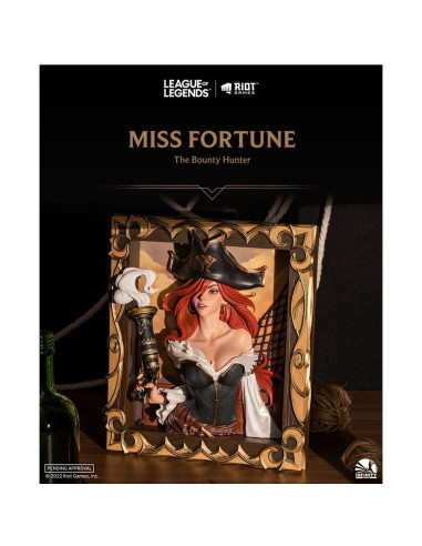 Figura league of legends marco 3d the bounty hunter miss fortune