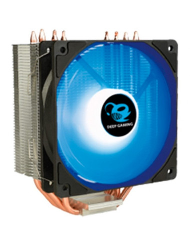 Ventilador disipador cpu deep gaming deep cyclone ii gaming. para intel y amd led azul