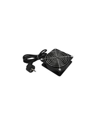 Ventilador para rack wp 220v -  120x120x38mm enchufe eschuko 2m.