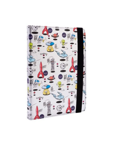 Funda universal estampada silver ht para tablet 9 - 10.1pulgadas space silver metal