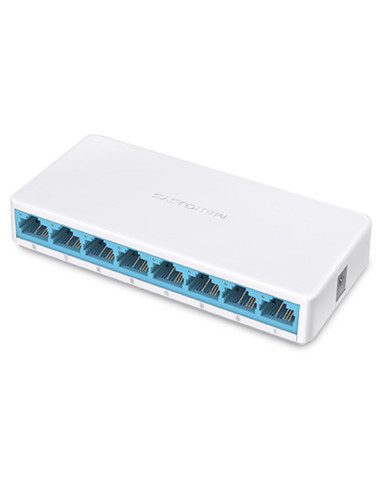 Switch mercusys ms108 8 puertos -  10 - 100mbps -  rj45