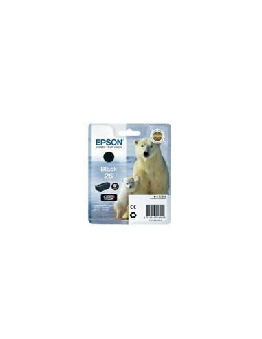 Cartucho tinta epson t260140 negro xp - 600 - 605 - 700 - 800 -  oso polar