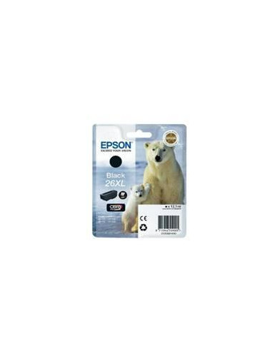 Cartucho tinta epson t262140 negro xl xp - 600 - 605 - 700 - 800 -  oso polar