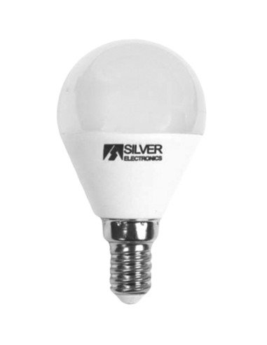 Bombilla led silver electronic esferica decorativa 7w70w -  e14 -  3000k -  620 lm -  luz calida -  a+