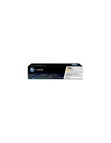 Toner hp 126a ce312a amarillo 1000 página cp1025nw -