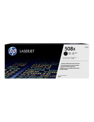 Toner hp 508x cf360x negro m577 alto rendimiento