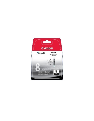 Cartucho tinta canon negro cli8bk 13ml pixma 4200 - 5200 mp500 - 800 blister