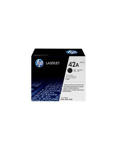 Toner hp q5942a 42a 10000 pag para hp 4250 4350 negro