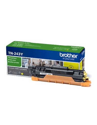 Toner brother tn243y amarillo 1000 paginas dcpl3510cdw -  hll3270cdw -  hll3290cdw -  mfcl3710cw -  mfcl3730cdn -  mfcl3750cdw 