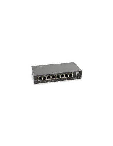 Switch level one 8 puertos 10 - 100 - 1000 poe 120w no gestion