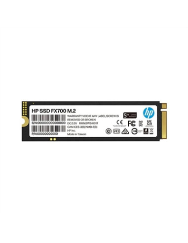 Disco duro interno ssd hp fx700 2tb m2 nvme gen 4