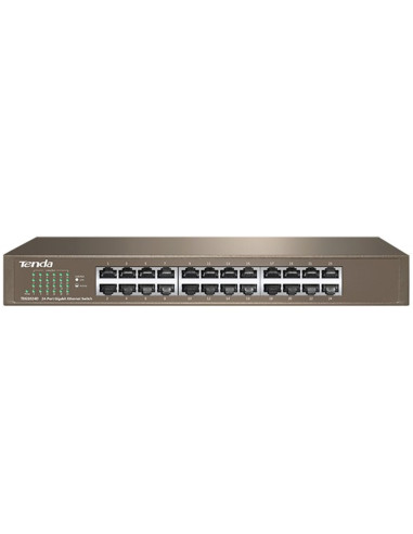 Switch 24 puertos gigabit ethernet 10 - 100 - 1000 tenda