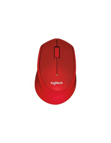 Mouse raton logitech m330 optico wireless inalambrico silent plus rojo