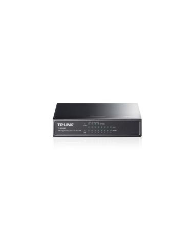 Switch 8 puertos 10 - 100mbps con 4 ptos poe tp - link