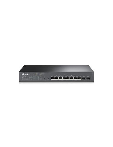 Switch 8 puertos 10 - 100 - 1000 poe 150w +2 sfp gestion l2+ tp - link