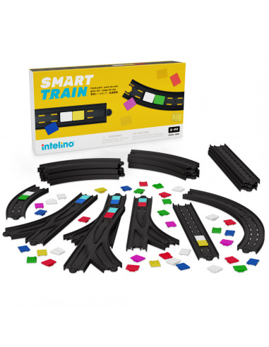 Extensiones vias de tren intelino tren robot intelino