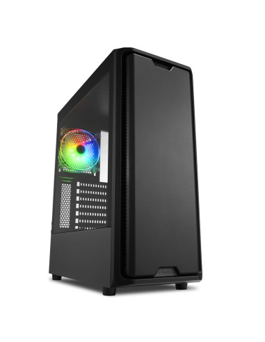 Caja sharkoon sk3 atx 2 x usb 3.0 sin fuente rgb