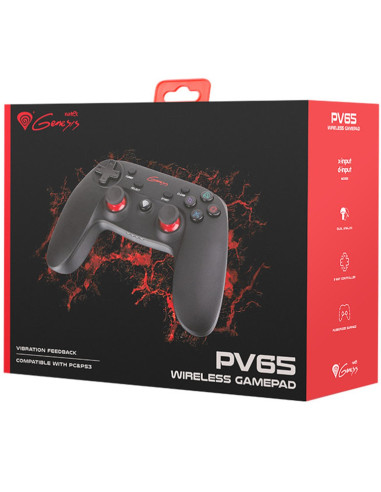 Mando gaming genesis pv65 ps3 - pc wireless