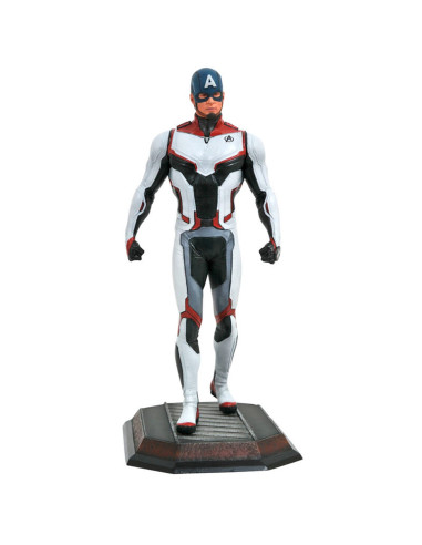 Figura diamond collection marvel avengers capitan america traje equipo pvc diorama 23 cm movie gallery