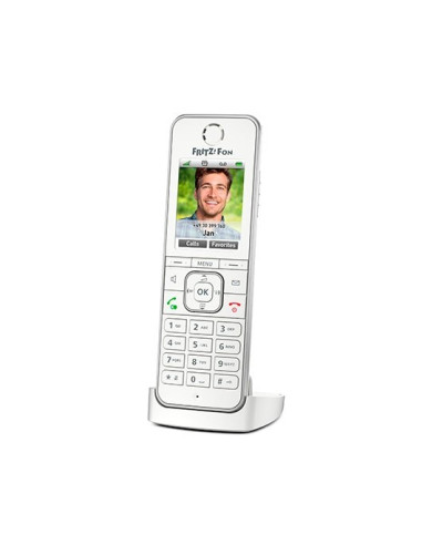 Telefono inalambrico dect digital fritz! c6 blanco -  pantalla color - manos libres