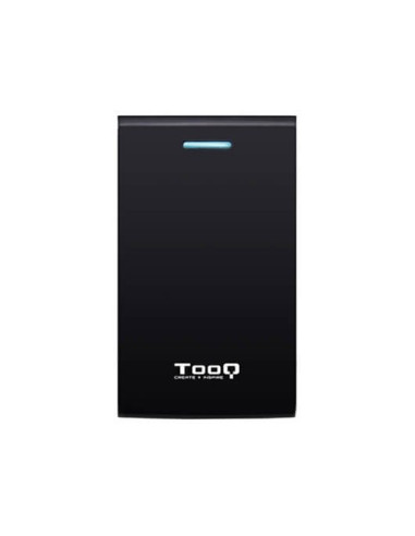 Caja externa 2.5pulgadas sata tooq tqe - 2526b negro usb 3.0 -  5gbps -  compatible hdd 9.5mm - 12.5mm