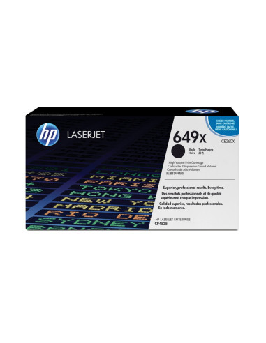 Toner hp 649x negro