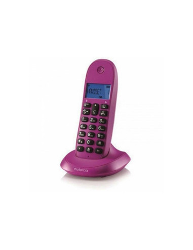 Telefono motorola c1001lb+ wireless inalambrico violeta