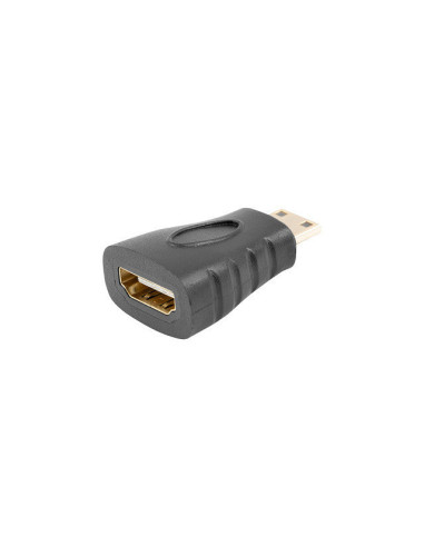 Adaptador lanberg hdmi hembra a hdmi mini c macho