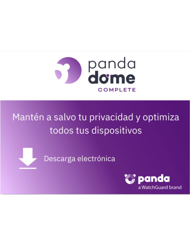 Antivirus panda dome complete 1 dispositivo 2 años licencia electronica