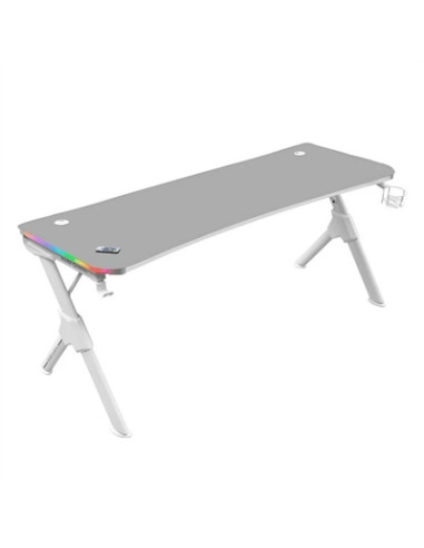 Mesa mars gaming mgdxlrgbw blanco 160cm