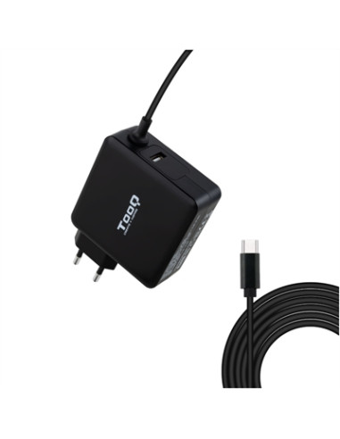 Cargador portatil tooq tqlc - usbc90pd 90w usb tipo c negro