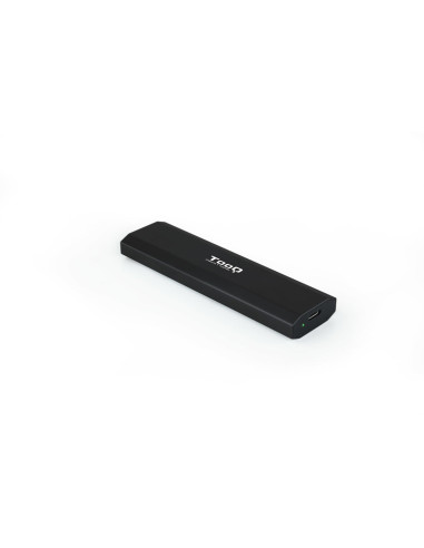 Caja externa tooq tqe - 2223b para ssd m.2 usb tipo c negro