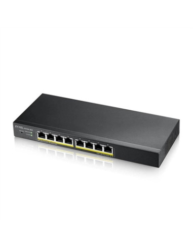 Switch 8 puertos zyxel gs1915 - 8ep gigabit ethernet poe 60w nebula