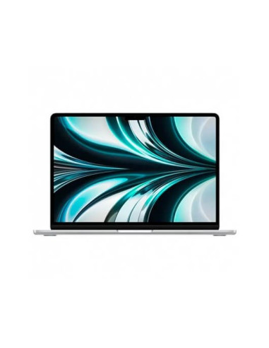 Portatil apple macbook air 13 mba 2022 silver m2 tid -  chip m2 8c -  8gb -  ssd 256gb -  gpu 8c -  13.6pulgadas mlxy3y - a