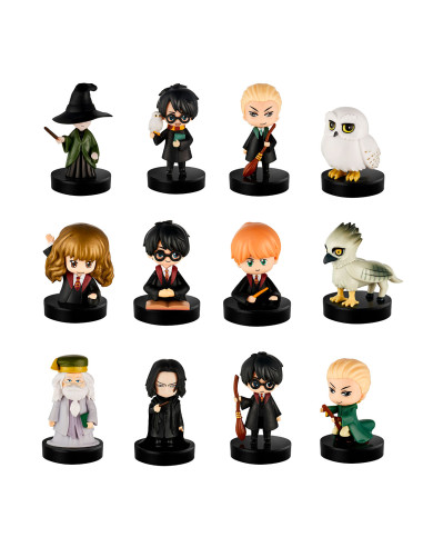 Figuras con sello harry potter s2 set 12 deluxe caja ventana 5cm