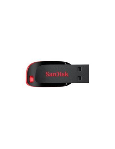 Memoria usb 2.0 sandisk 64gb cruzer blade rojo