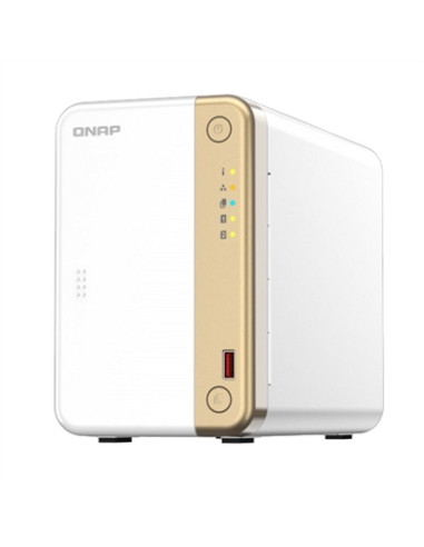 Servidor nas qnap ts - 262 - 4g 2xhdd - bay 1x2.5gbe 4xusb