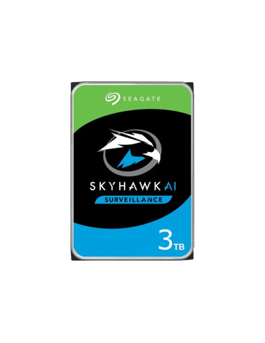 Disco duro interno hdd seagate skyhawk ai st3000vx015 3tb 3.5pulgadas 256mb -  sata 6gb - s