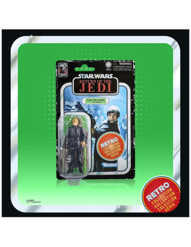 Figura hasbro star wars retro collection el retorno del jedi -  luke skywalker (caballero jedi)