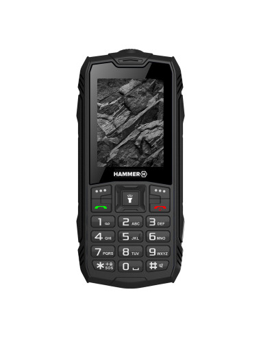 Telefono movil rugerizado hammer rock 2.4pulgadas -  0.3mpx -  2g