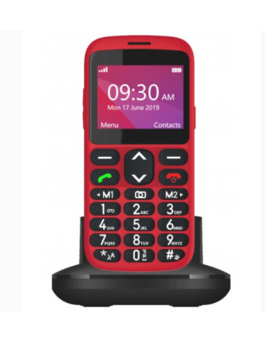 Telefono movil telefunken s520 senior phone - gps - 2.31pulgadas - rojo