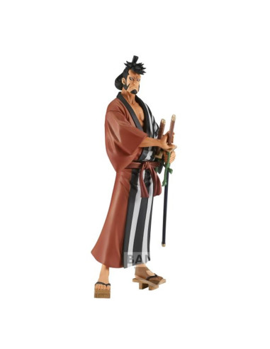 Figura banpresto one piece dxf the grandline men wanokuni kin'emon vol.27 17cm