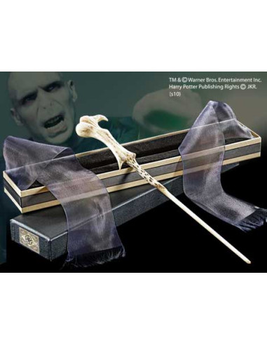 Replica the noble collection harry potter varita de lord voldemort en caja de olivander