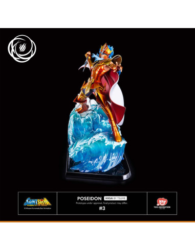 Figura tsume arts saint seiya poseidon resina escala 1 - 6 ikigai