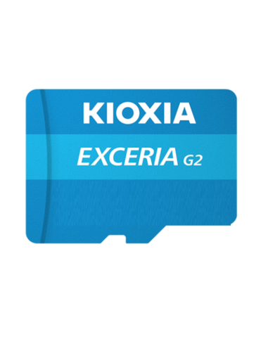 Micro sd kioxia 256gb exceria g2 w - adaptor