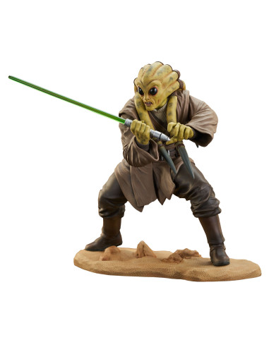 Figura diamond collection premier collection star wars el ataque de los clones kit fisto