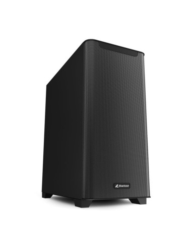 Caja ordenador gaming sharkoon m30 atx 2 x usb 3.0 1 x usb tipo c sin fuente negro