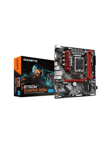 Placa base gigabyte 1700 gaming b760m ddr4 m - atx -  2x ddr4 -  4x sata