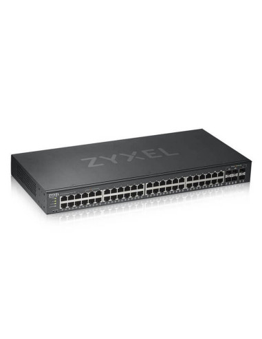 Switch 50 puertos zyxel gs1920 - 48v2 - eu0101f gestionable 44 puertos gigabit ethernet + 4 puertos sfp combo + 2 puertos sfp